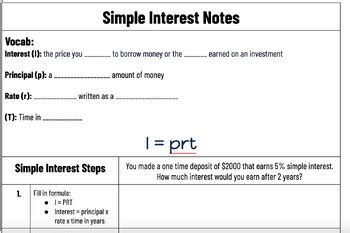 Image result for Compound Interest Notes