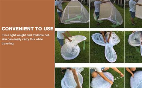 Neruti Foldable Mosquito Net for Double Bed – King Size Polyester Tent ...