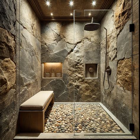 Tile Shower In Lake James - VisionPointHome