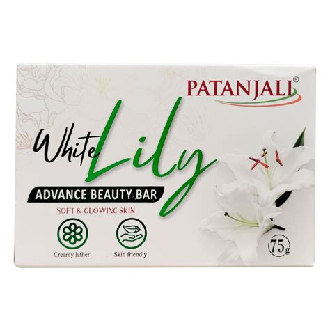 Patanjali White Lily Advance Beauty Bar 75g – ZEVIKA HEALTH