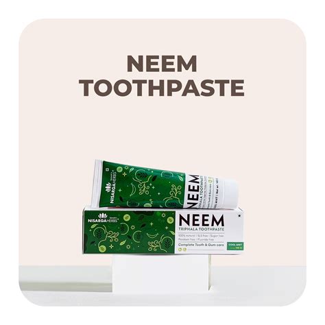 Buy Neem Triphala Toothpaste Cool Mint | Herbal Oral Care - Nisarga Herbs