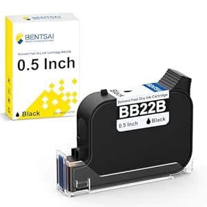 BENTSAI BB22B Original Solvent Ink Quick Dry Ink Cartridge Replacement ...