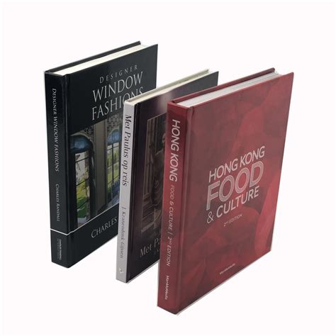 Custom Designed Hardcover Book Printing Personalized Cover Artwork ...