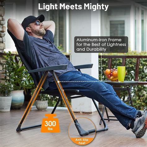 TIMBER RIDGE Folding Camping Chair with Adjustable India | Ubuy
