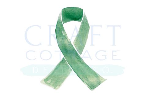 Watercolor Liver Cancer Ribbon Clip Art • PNG • High-res • 300 DPI ...