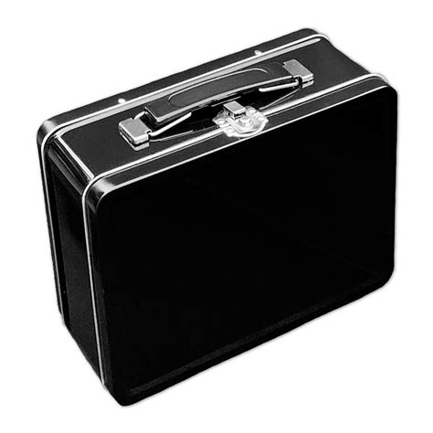 Plain Black Lunch Box | Lunchbox.com