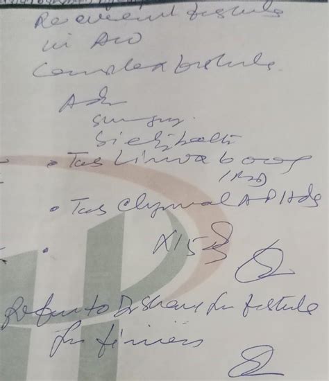 Tell me what is written in this this is doctors handwriting I will give ...