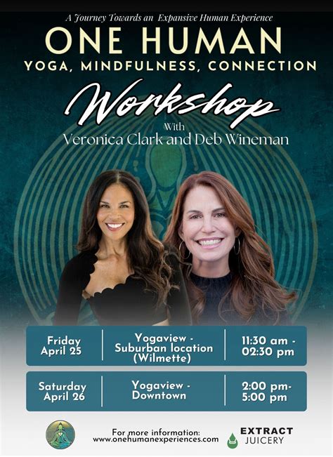 Apr 25 | One Human Experience featuring Veronica Lynn Clark & Deb ...