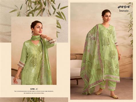 Jay Vijay Imrozia 3290 Muslin Dress Material Wholesale ₹2075 | Surat ...