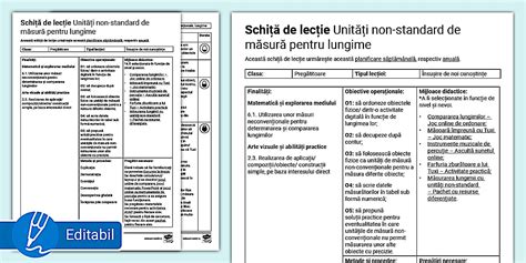 Unități non-standard de măsură pentru lungime Lecție clasa 0
