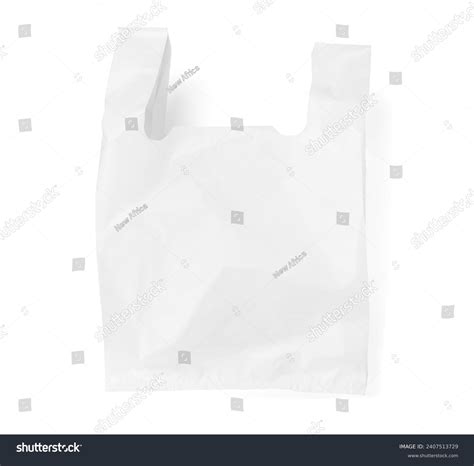 One Plastic Bag Isolated On White 庫存照片 2407513729 | Shutterstock