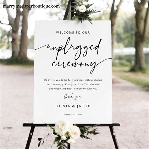 Wedding Sign Template
