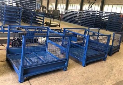 Collapsible Cage Container - Mild Steel Collapsible Pallet Manufacturer ...