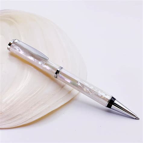 Buy LACHIEVA Luxury Mother of Pearl Metal Ballpoint Pen with Germany ...
