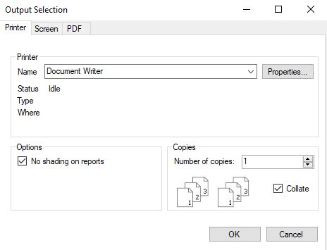 Image result for Print Option Example