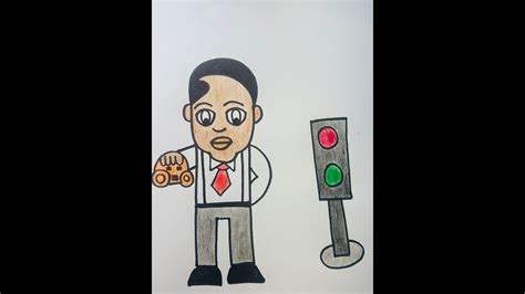 How to Draw Garrett Morgan (Black History Month) - YouTube