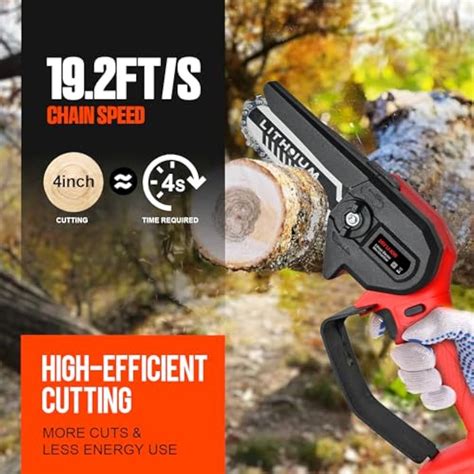 Vetoper Mini Chainsaw Cordless, DEREAL 4-Inch Mini Chain Saw India | Ubuy