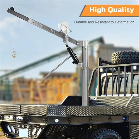 VroomSteel Truck Crane Hoist with 1000 lbs Capacity, Hydraulic India | Ubuy