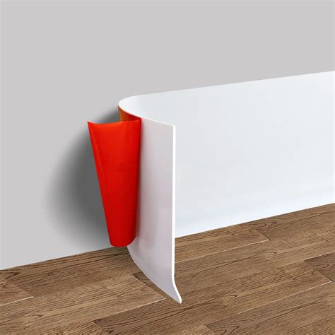 Snapklik.com : Vinyl Wall Base Baseboard Molding Trim 4" Flexible Self ...