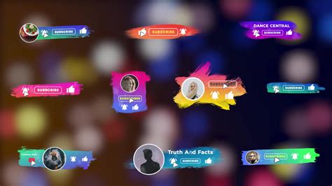 Brush Social Media Lower Thirds || Premiere Pro MOGRT Videohive ...