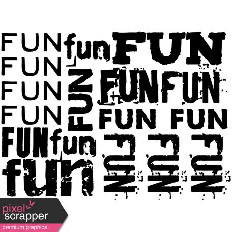 Fun Word Art graphic by Marisa Lerin | DigitalScrapbook.com Digital ...