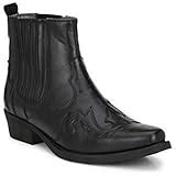 Buy Delize Men's Black Chelsea High Ankle Boots at Amazon.in