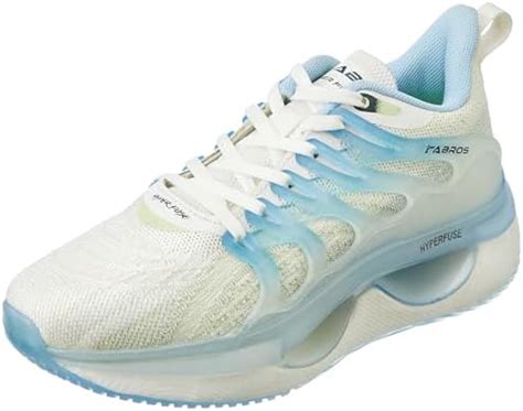 Buy ABROS Men TAURO ASSG1294 Mesh Sport Shoes_White/SEA Mist_10UK at ...
