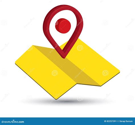 3D Map Pin with Line Icon 的图像结果