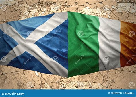 Ireland and Scotland stock illustration. Illustration of cooperation ...