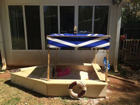 DIY Boat Sandbox