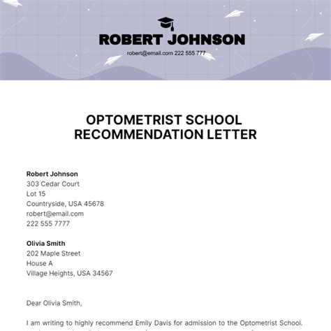 Page 6 | Free Recommendation Letter Templates, Editable and Printable