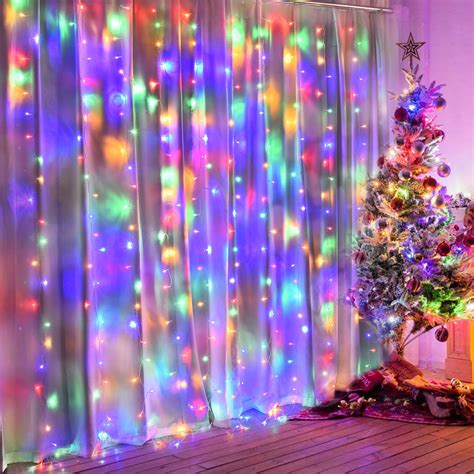 300 LED Christmas Curtain String Lights for Wedding Party Home Garden Bedroom Outdoor Indoor ...