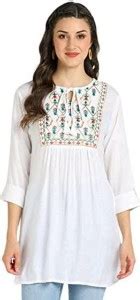 Muskan Garmentss Women Embroidered Straight Kurta - Buy Muskan ...