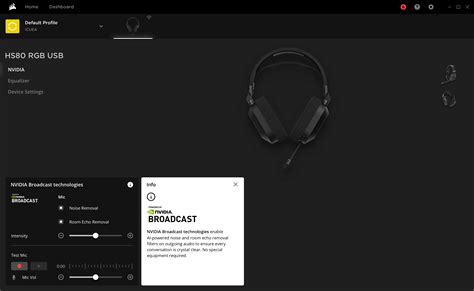 iCUE with NVIDIA Broadcast Audio Effects | CORSAIR