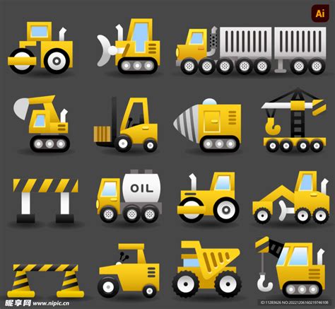 卡通工程车 的图像结果