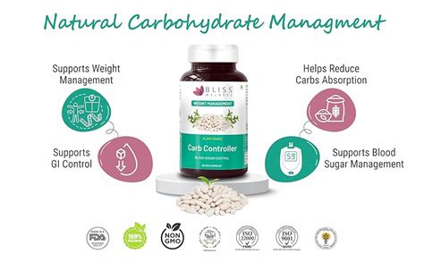 Bliss Welness Carb Blocker Inhibitor | Premium White Kidney Bean ...