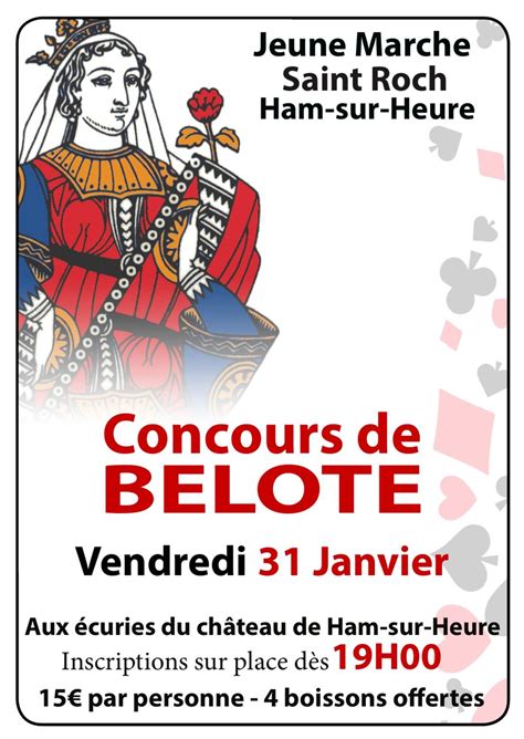 Concours de belote de la Jeune Marche d’Ham-sur-Heure, Château de Ham ...