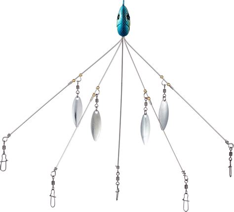 Bassdash Alabama Rigs Castable Umbrella Fishing Rig 0.63 oz 7.48 inches ...