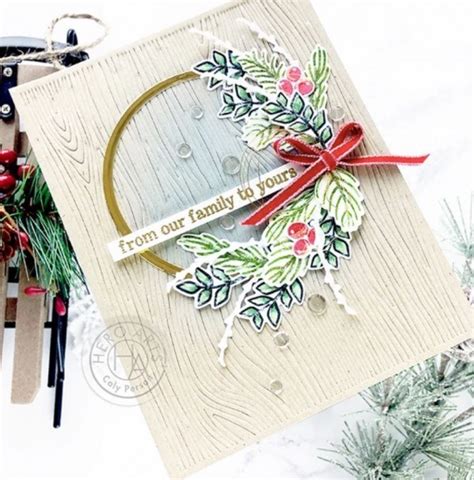 Image result for Wreath Card Tutorial