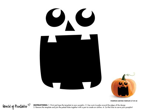 Happy Face Pumpkin Carving Templates