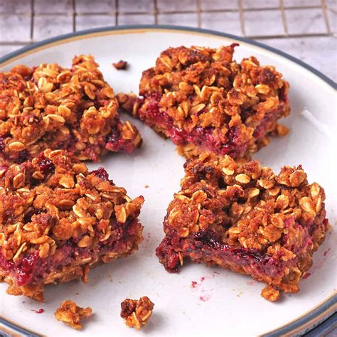 Raspberry Oat Bars (Vegan and Gluten-Free) - Vegan with Gusto