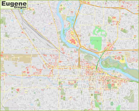 City Map Of Eugene Oregon at Anita Mcguire blog