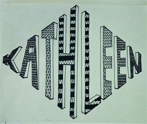 Image result for 2-Point Perspective Name Drawing