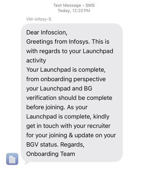 Hi, My joining date is of 6th Oct. Received below sms notification from ...
