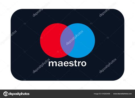 Maestro Logotype White Background Mastercard Inc Logo International ...