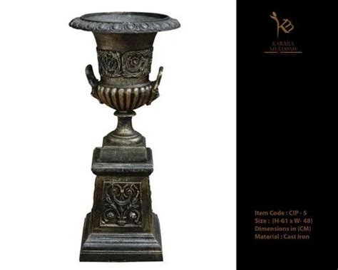 Cast Iron Pedestals & Planters - Antique Cast Iron Garden Pedestals ...