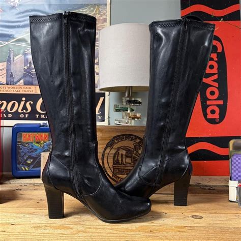 Vintage y2k Laura Ashley knee-high heel zip up... | Depop in 2025 ...