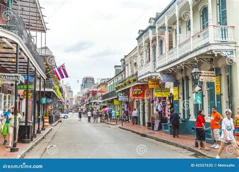 Street Scene in the French Quarter in New Orleans Editorial Image ...