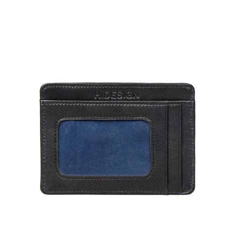 Buy Black Eijo W6 Card Holder Online - Hidesign