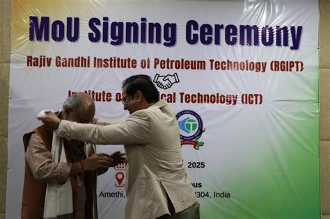 Rajiv Gandhi Institute of Petroleum Technology / MoU Signing Ceremony ...
